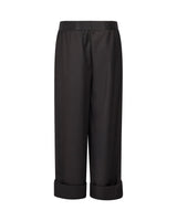 Richmond Junior Pantaloni ampi con elastico logato e fondo risvoltato - Black
