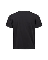 Richmond Junior T-shirt con logo JR in strass e spalle decorate - Black
