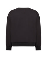 Richmond Junior Felpa girocollo con logo JR in strass - Black
