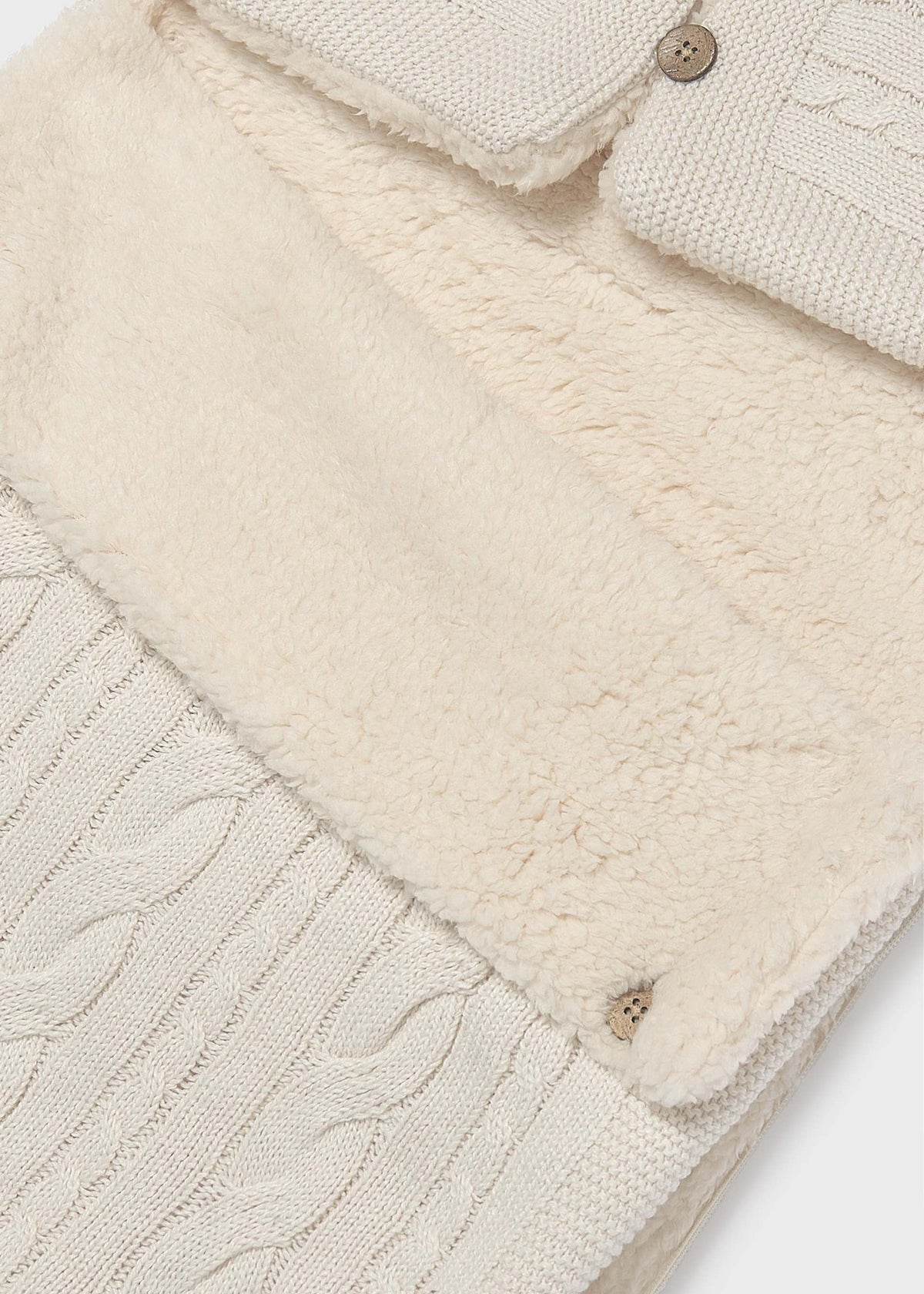 Sacco passeggino a maglia universale bebé - Ceramica