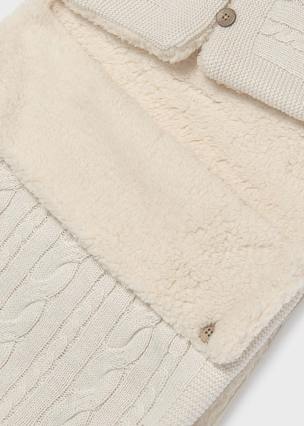 Sacco passeggino a maglia universale bebé - Ceramica