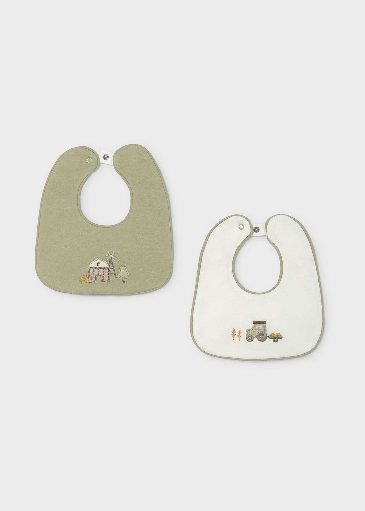 Set 2 bavaglini impermeabili neonato - Laurel