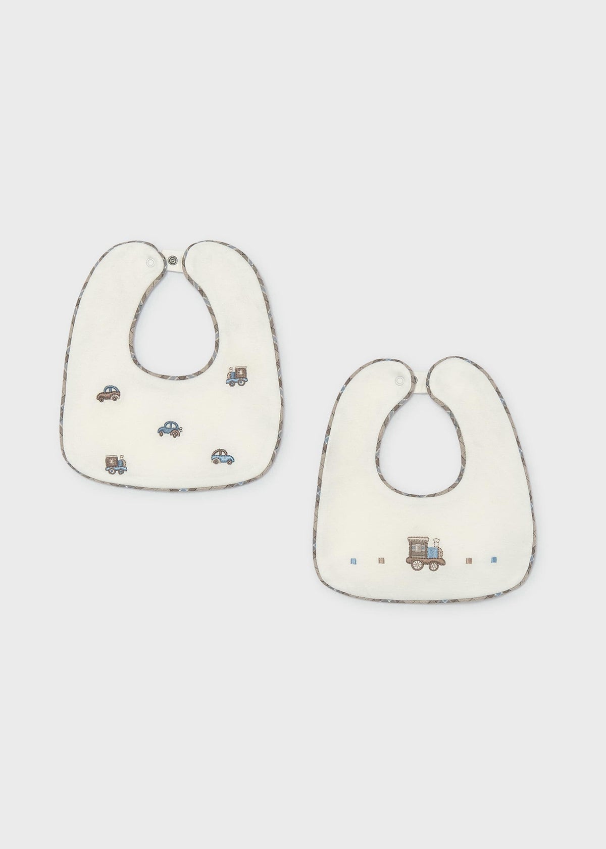 Set 2 bavaglini impermeabili neonato - Bluebell