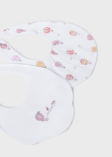 Set 2 bavaglini neonato - Bianco