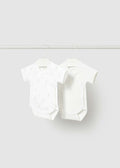 Set 2 body neonato - Bianco
