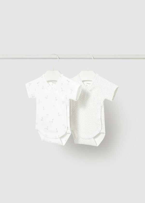 Set 2 body neonato - Bianco
