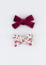 Set 2 fermagli bimba - Framboise