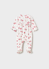 Set 2 pigiami lunghi neonata - Rose