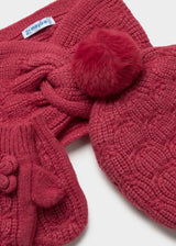 Set 3 pezzi cappello e scalda collo bimba - Mezcla
