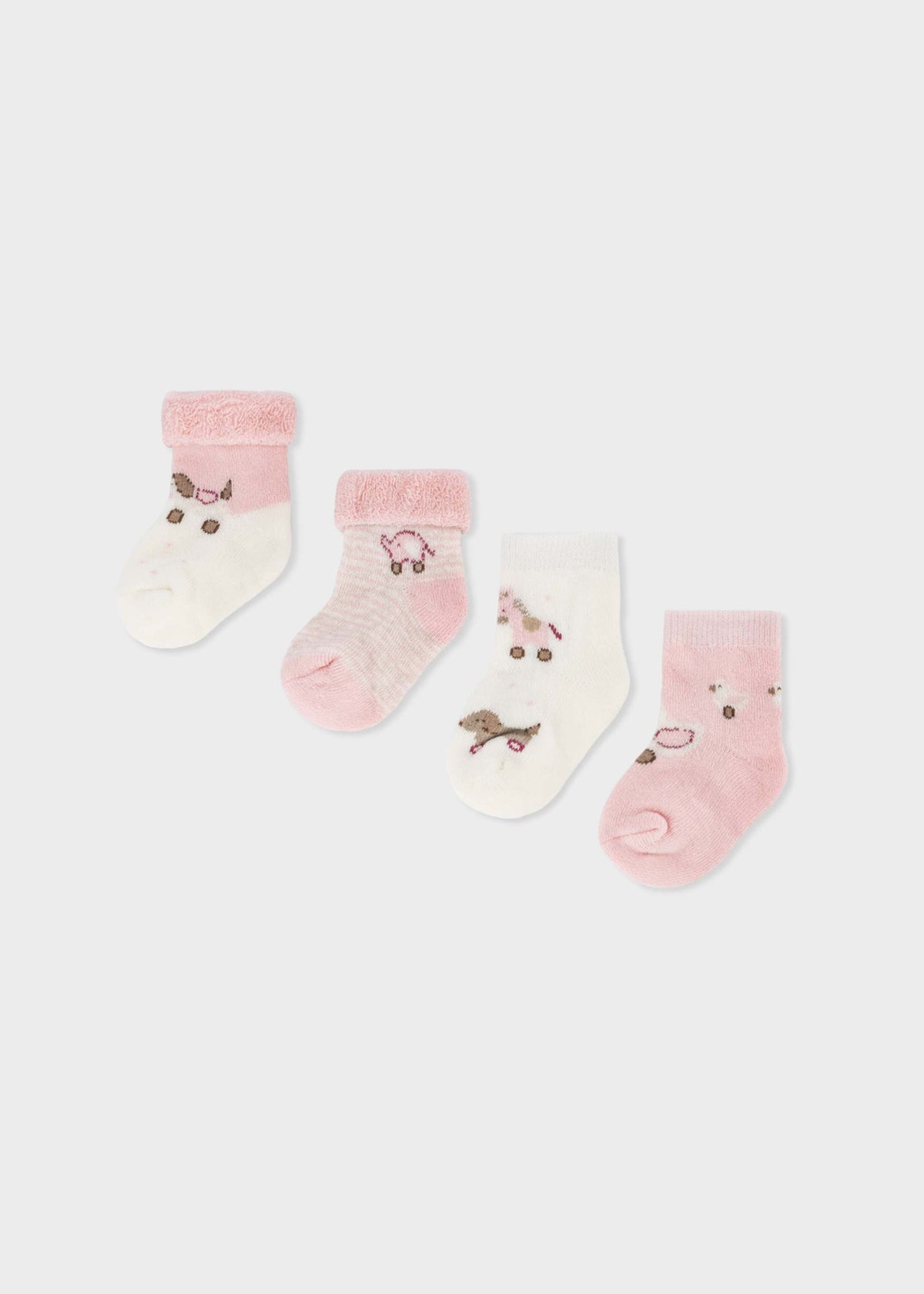 Set 4 calze corte neonato - Baby