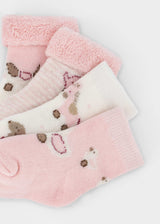 Set 4 calze corte neonato - Baby
