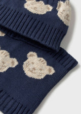 Set cappello e scaldacollo bimbo - Azzurro