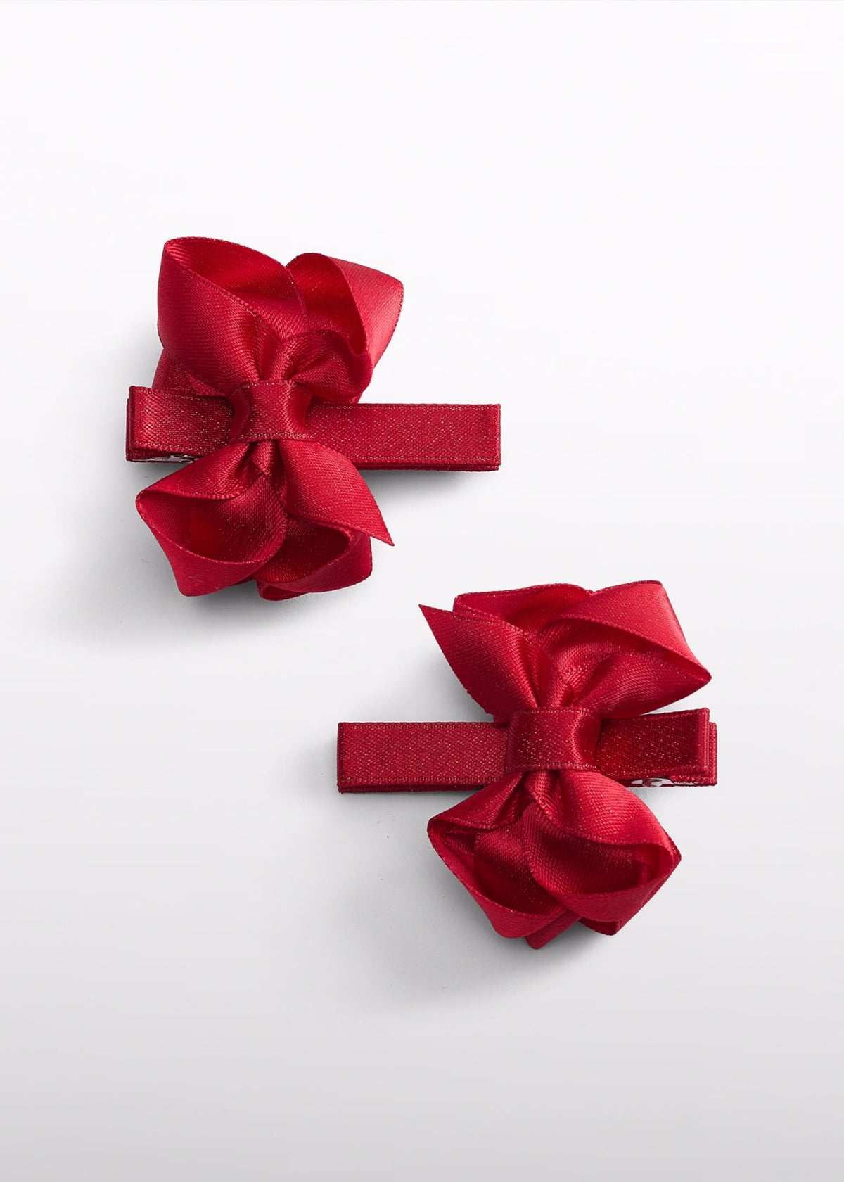 Set Due Fermagli Nenata - Rosso