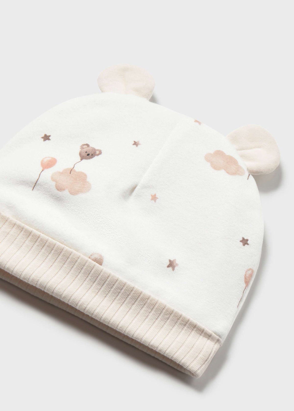Set pigiama cappello e bavaglino orsetto neonata - Ceramica