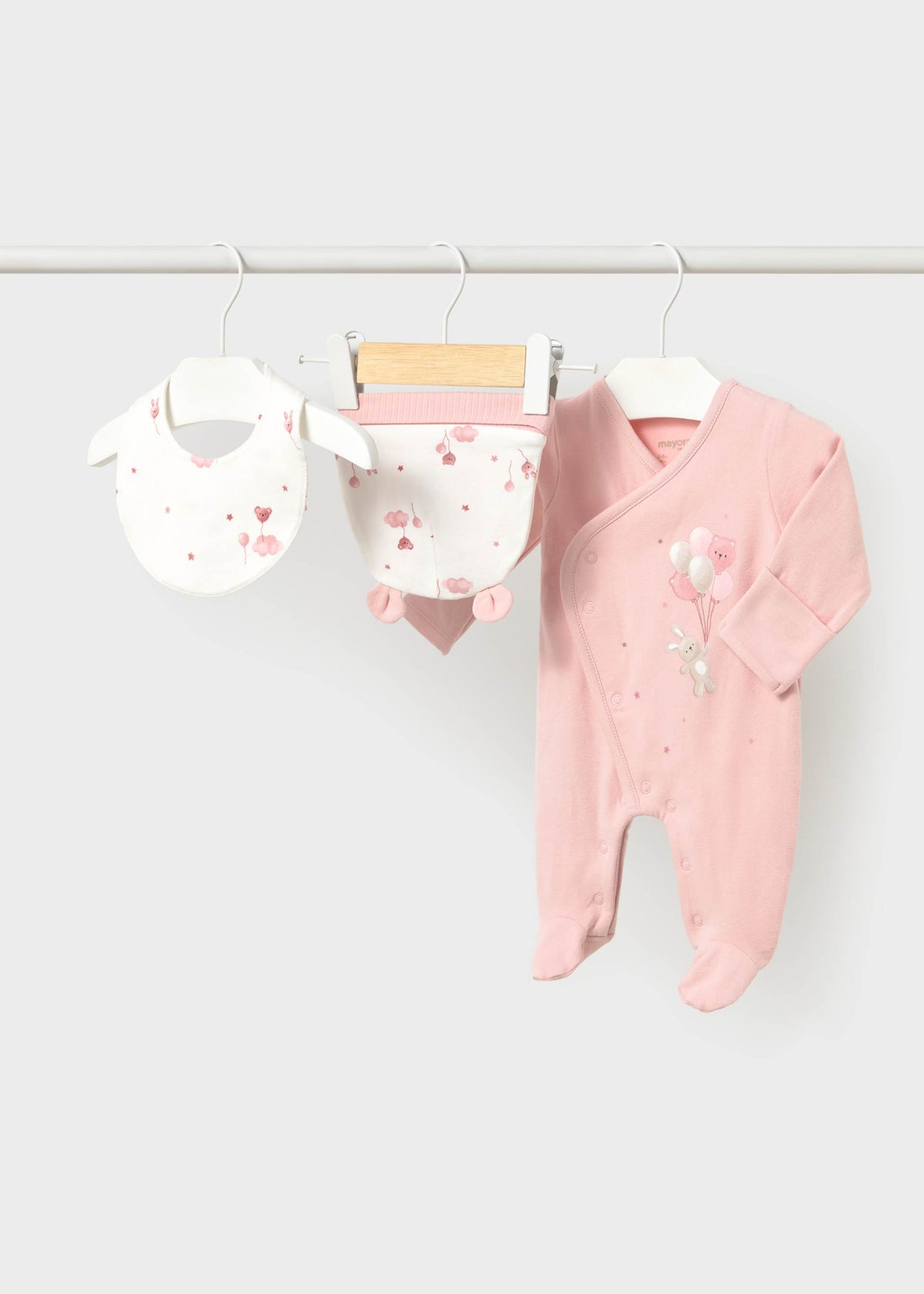 Set pigiama cappello e bavaglino orsetto neonata - Baby