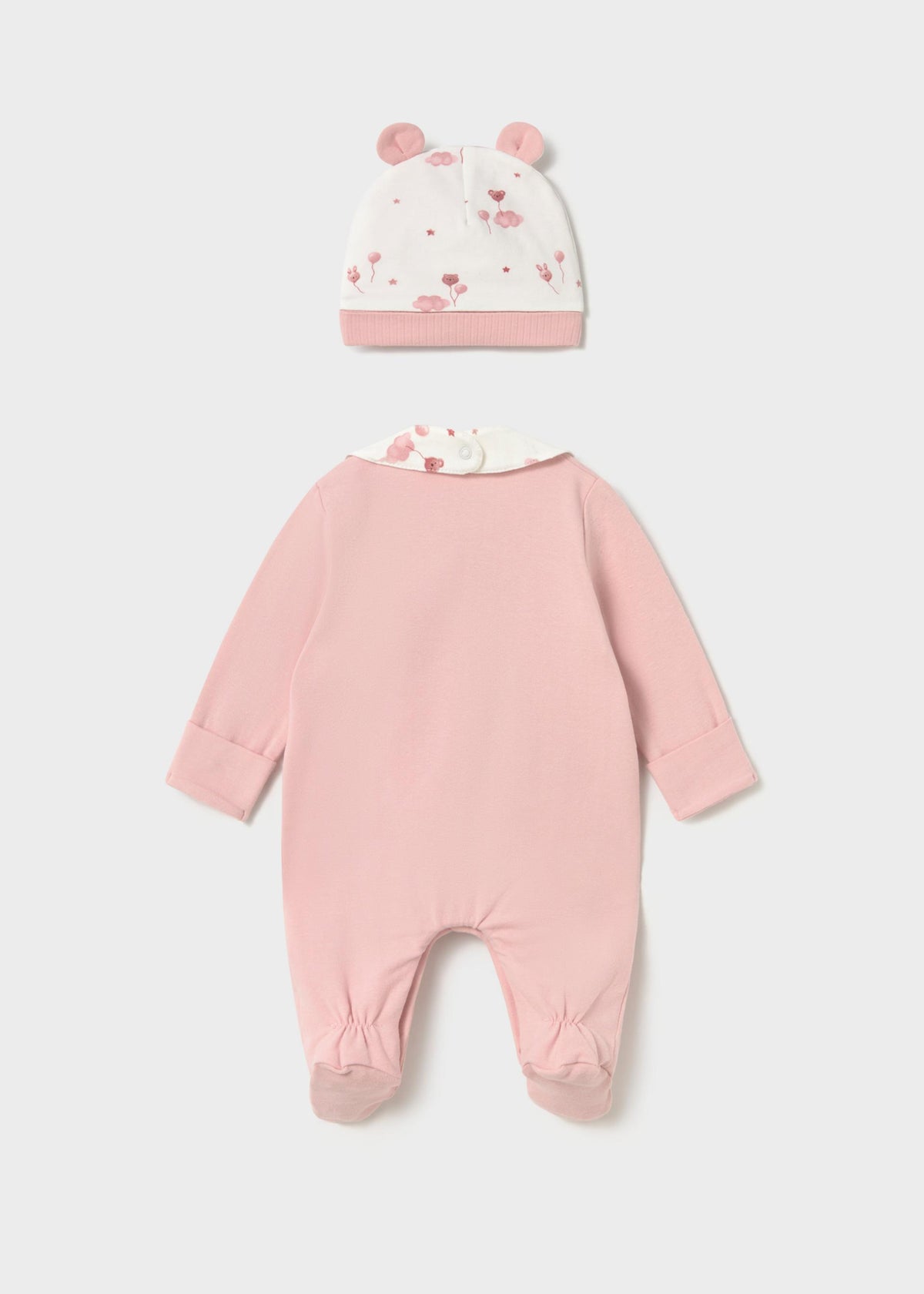 Set pigiama cappello e bavaglino orsetto neonata - Baby