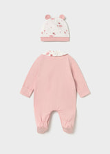 Set pigiama cappello e bavaglino orsetto neonata - Baby