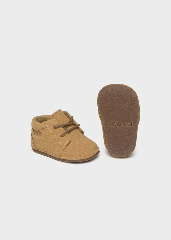 Stivaletto scamosciato neonato - Caramello