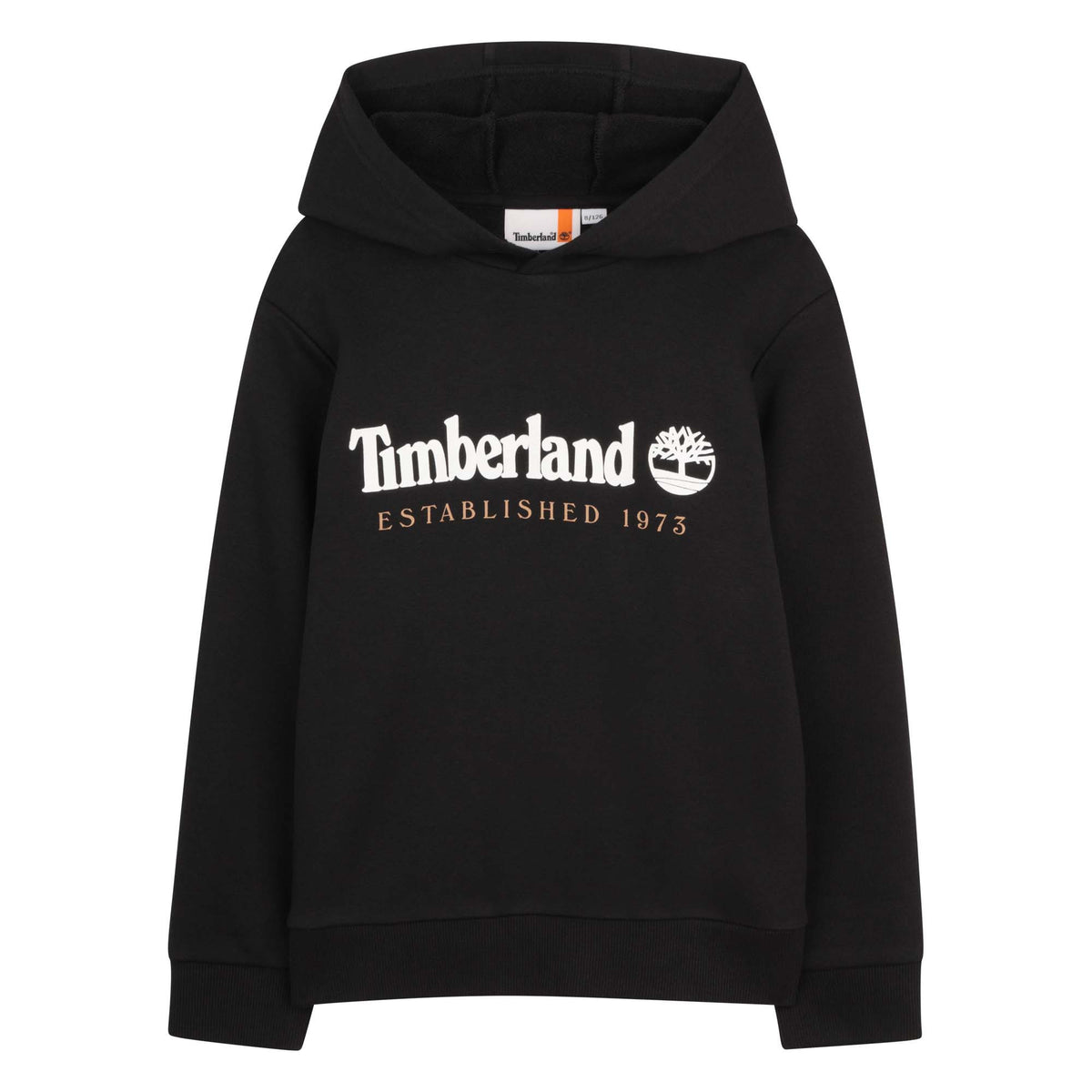 Timberland Kids Felpa con cappuccio e logo - Nero