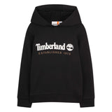 Timberland Kids Felpa con cappuccio e logo - Nero