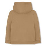 Timberland Kids Felpa con cappuccio e logo - Beige/nero