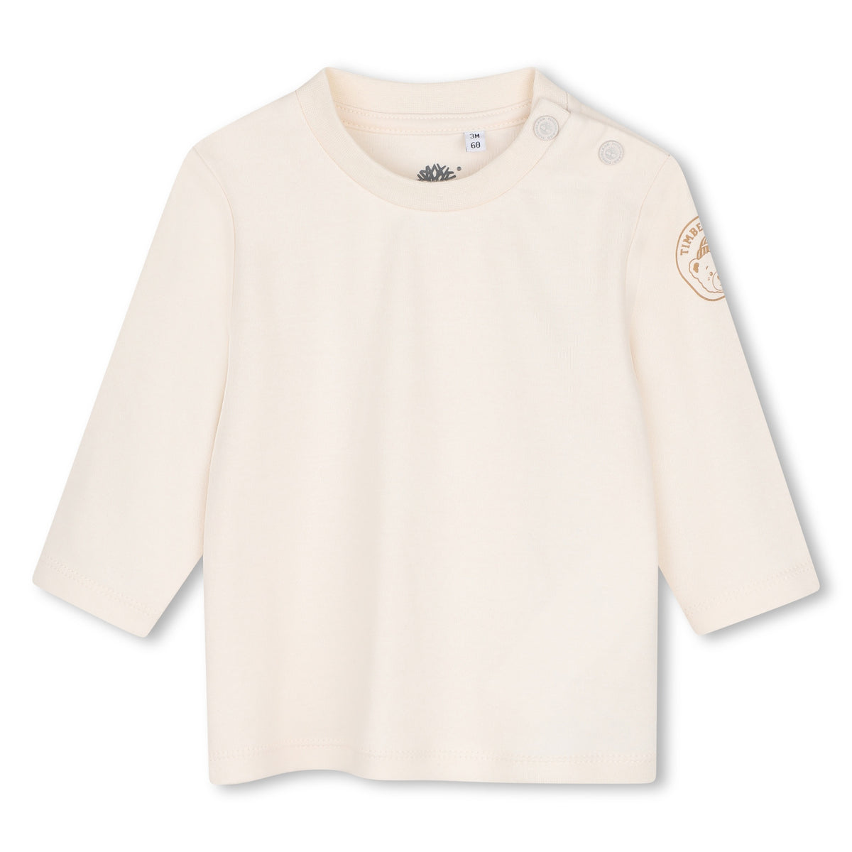 Timberland Kids Set salopette in denim e maglia a maniche lunghe - Grigio mare