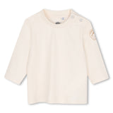 Timberland Kids Set salopette in denim e maglia a maniche lunghe - Grigio mare