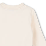 Timberland Kids Set salopette in denim e maglia a maniche lunghe - Grigio mare