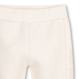 Timberland Kids Pantaloni jogging in cotone biologico - Avorio