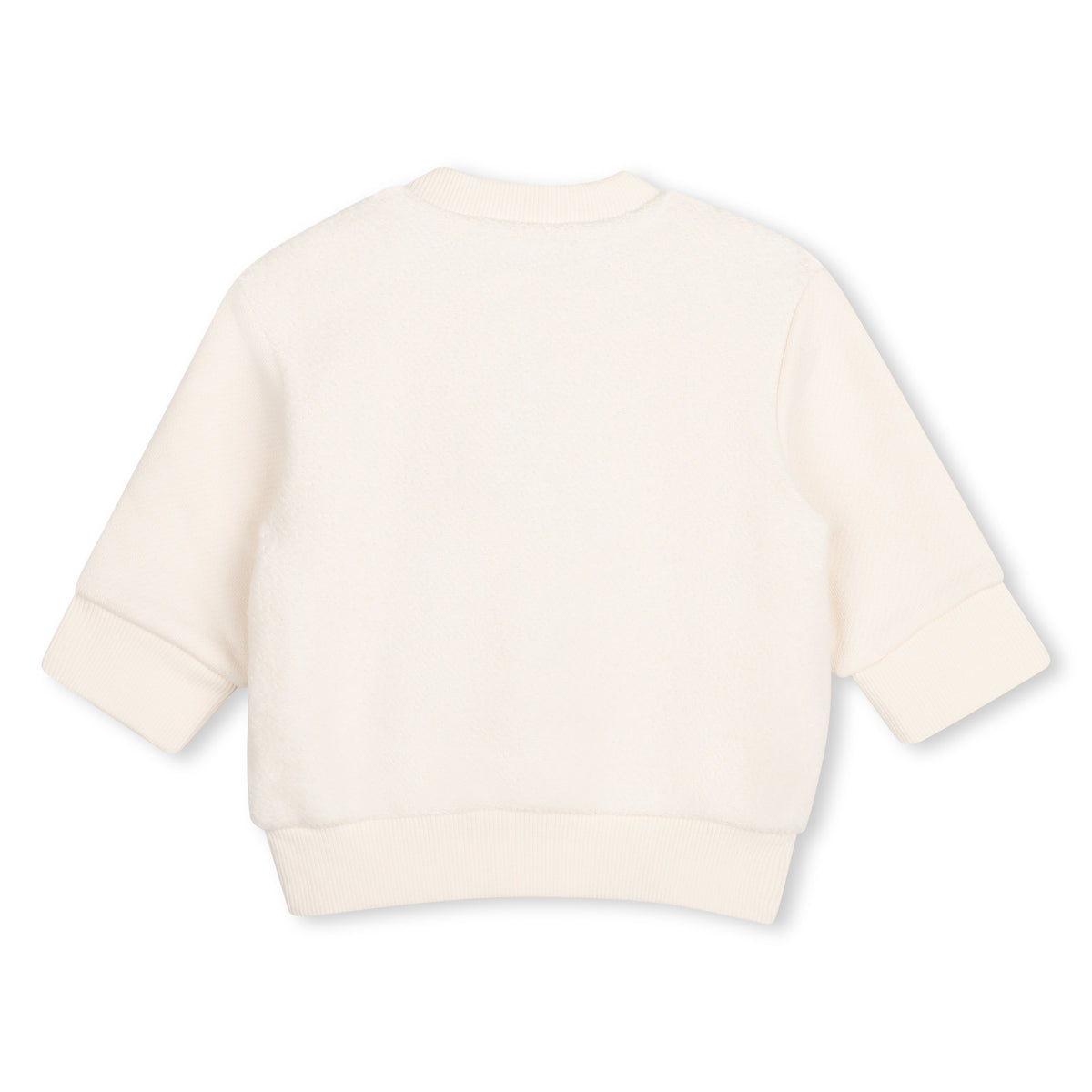 Timberland Kids Felpa in cotone biologico con illustrazione in rilievo - Avorio