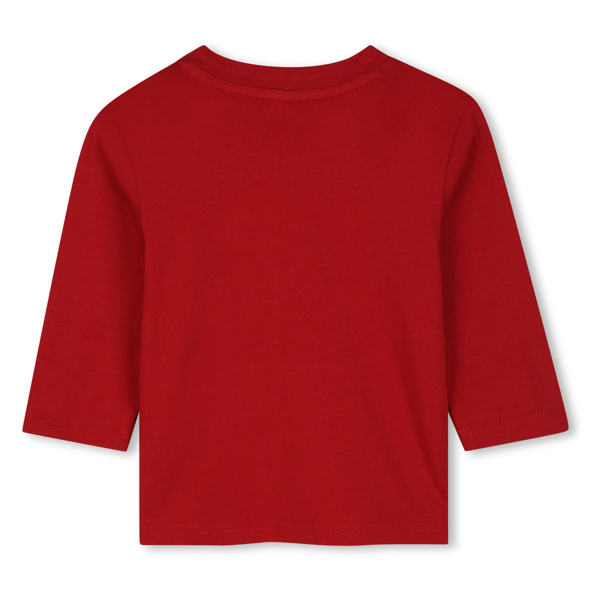Timberland Kids Maglia a maniche lunghe in jersey di cotone biologico con illustrazione - Rosso