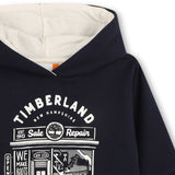 Timberland Kids Felpa con cappuccio e illustrazione - Marine