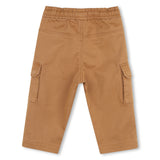 Timberland Kids Pantaloni in twill con tasche laterali - Marrone