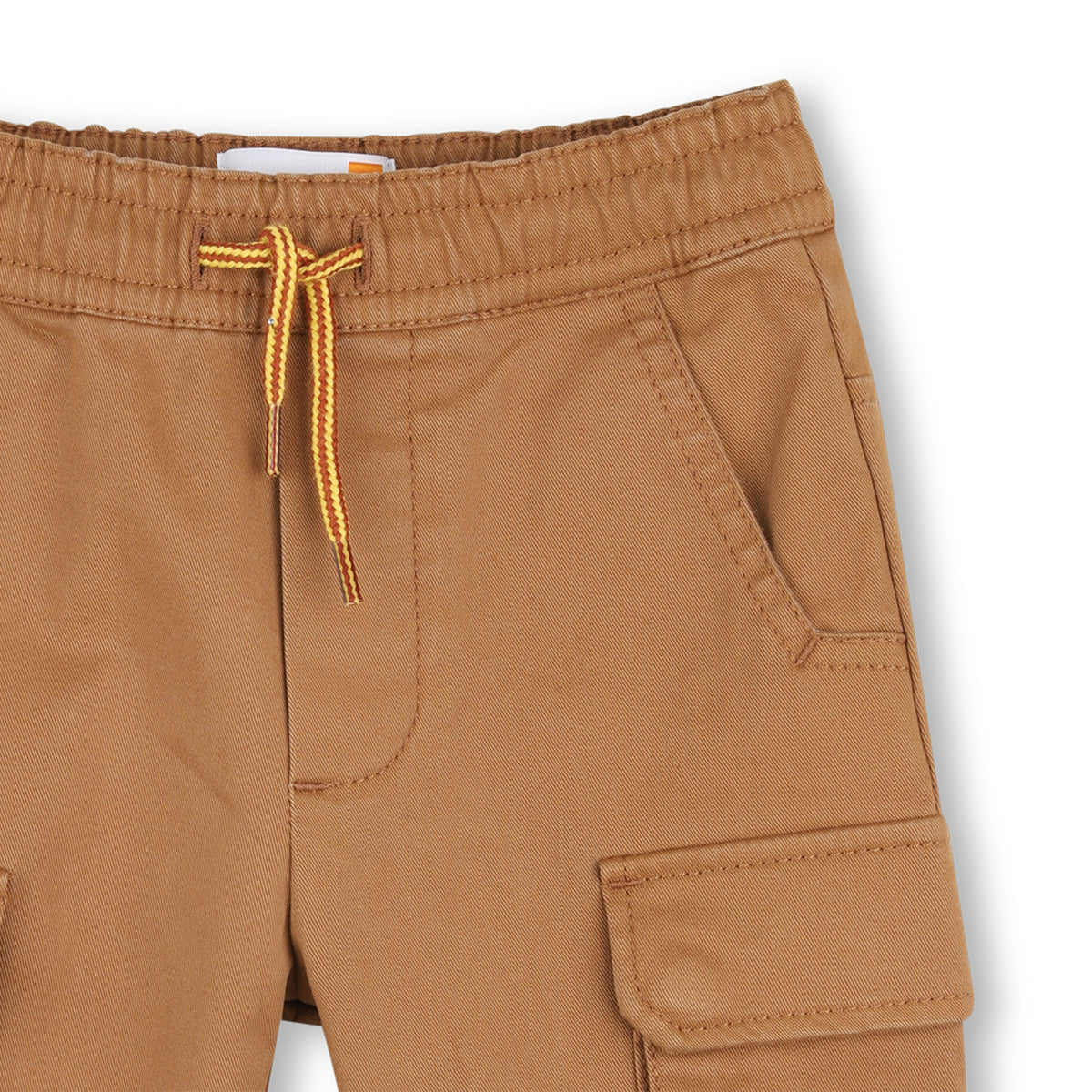Timberland Kids Pantaloni in twill con tasche laterali - Marrone