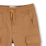 Timberland Kids Pantaloni in twill con tasche laterali - Marrone