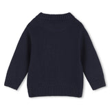 Timberland Kids Maglione in maglia con logo in rilievo - Marine