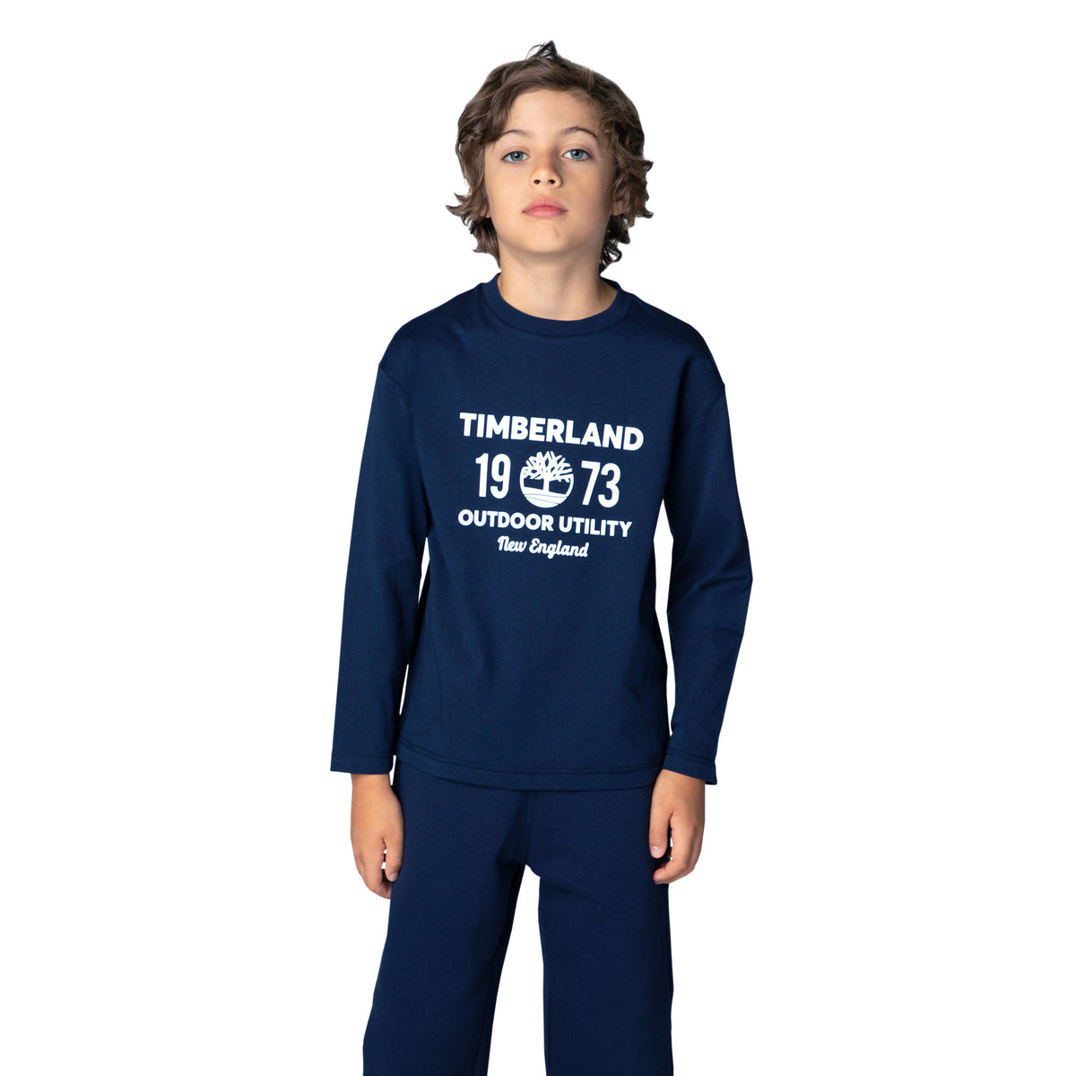 Timberland Kids Set di 2 magliette a maniche lunghe in cotone biologico - Marine