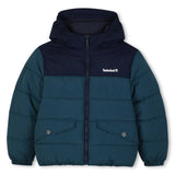 Timberland Kids Piumino bicolore idrorepellente - Mare scuro
