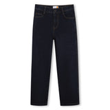 Timberland Kids Jeans loose fit con vita regolabile - Denim scuro