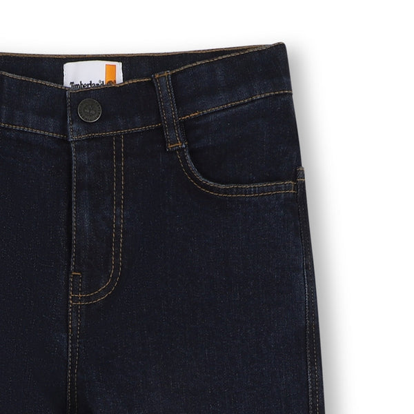 Timberland Kids Jeans loose fit con vita regolabile - Denim scuro