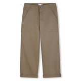 Timberland Kids Pantaloni in twill con vita elasticizzata - Kaki