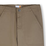 Timberland Kids Pantaloni in twill con vita elasticizzata - Kaki