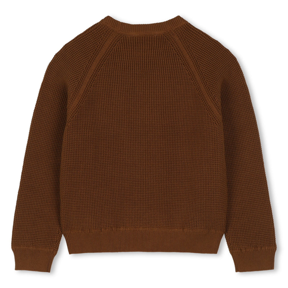 Timberland Kids Maglione in cotone a nido d'ape - Marrone