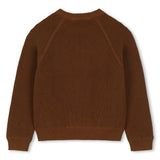 Timberland Kids Maglione in cotone a nido d'ape - Marrone
