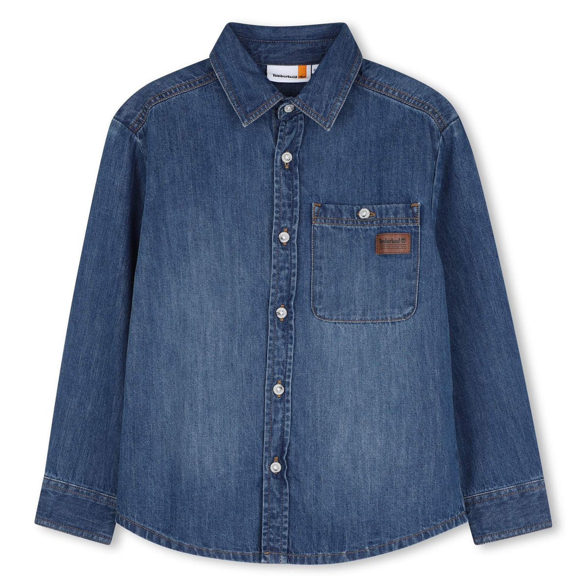 Timberland Kids Camicia in denim leggero - Denim chiaro