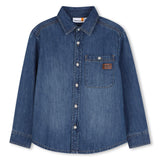 Timberland Kids Camicia in denim leggero - Denim chiaro