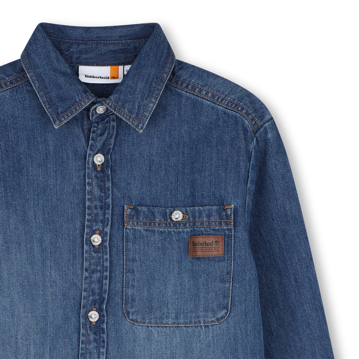 Timberland Kids Camicia in denim leggero - Denim chiaro
