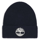 Timberland Kids Berretto in maglia con logo ricamato - Marine