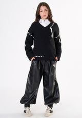 Pantalone ragazza - Nero