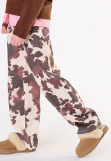 Pantalone effetto mucca ragazza - Fantasia
